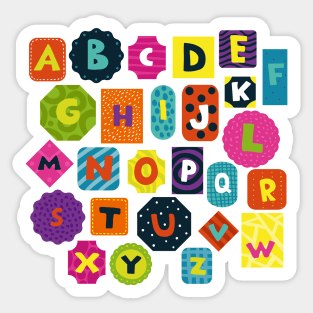 Alphabet For Kids Sticker